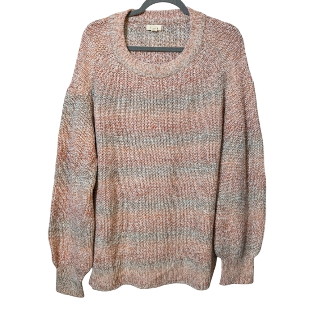 A.N.A. Petite XXL Variegated Red & Brown Sweater NWT